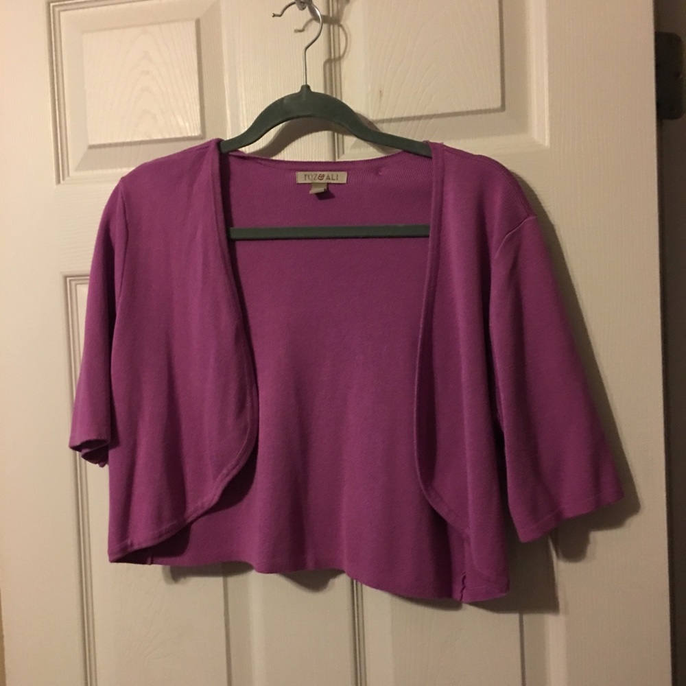 Pink Sweater Shrug